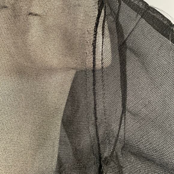 CALVIN KLEIN COLLECTION Size XS Wilson Black Mesh T-Shirt Dress - Picture 10 of 16